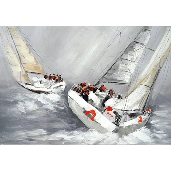 КАРТИНА С МАСЛЕНИ БОИ 50Х70 СМ. МОРЕ