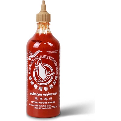 Flying Goose Chilli omáčka Sriracha s extra česnekem 730 ml