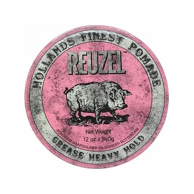 Reuzel Holland's Finest Pomade Pink Grease Heavy Hold помада за коса за силна фиксация 340 g