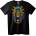 NOONEBRAND Тениска Тигров Череп Ацтек - L, Black