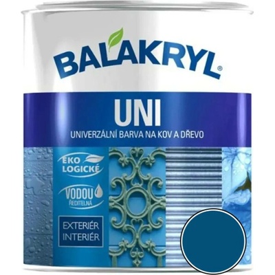 Barvy a laky Hostivař akryl Uni mat 0460 0,7kg tm. modrá
