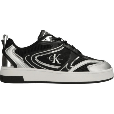 Calvin Klein BASKET CUPSOLE LOW čierna strieborná