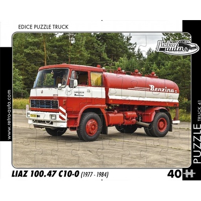 RETRO-AUTA TRUCK č.41 Liaz 100.47 -0 (1977 1984) 40 dílků