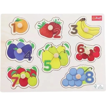 Image 1 of Trefl Trefl: Дървени пъзели - Плодове (61634)