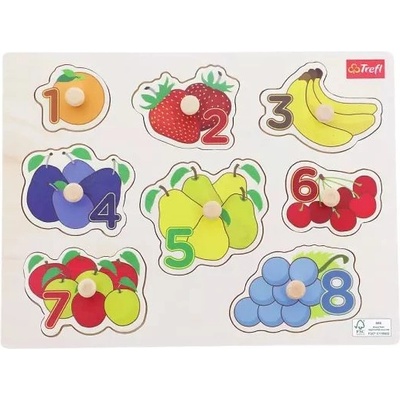 Trefl Trefl: Дървени пъзели - Плодове (61634)