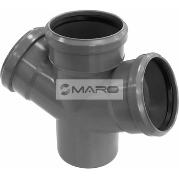 Plast Brno Odbočka dvojitá HT 67,5° 110/75/75 mm CODA776