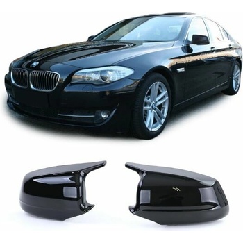 Angeleyes Čierne lesklé kryty zrkadiel BMW 5 F10 F11 predfacelift