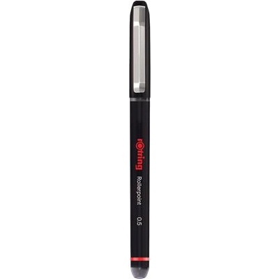 rOtring Ролерна писалка, 0, 5 мм, капачка, ROTRING "Rollerpoint", черна NRR2146103 (NRR2146103)