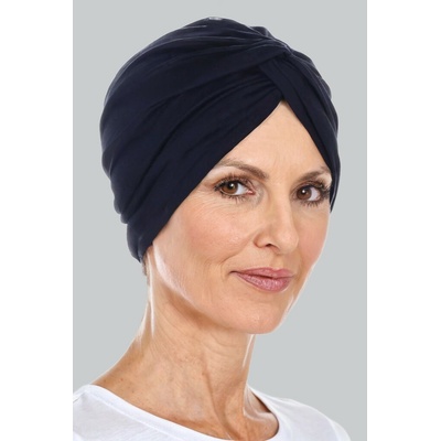 Aradesa dámský turban tmavě modrý