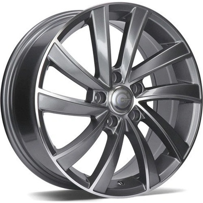 Carbonado Prague 6,5x16 5x112 ET43 anthracite front polished