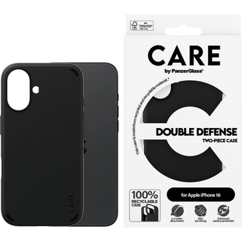 Panzer Калъф CARE - Feature, iPhone 16, черен (5715685003950)