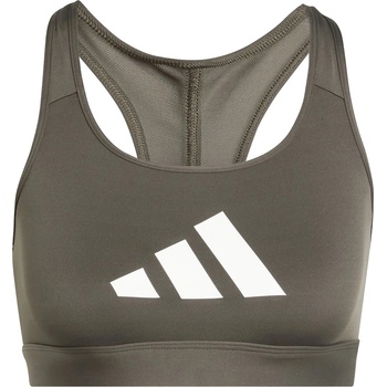 Image 1 of adidas Pwrct Bl Bra Medium Impact Sports Womens - Shadow Olive