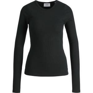 JJXX Тениска JJXX Kids Freya Cotton Rib Long-Sleeve Slim-Fit T-Shirt - Black