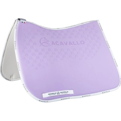 Acavallo podsedlová dečka Lycra & Bamboo Silicone grip fialová bílá – Sleviste.cz