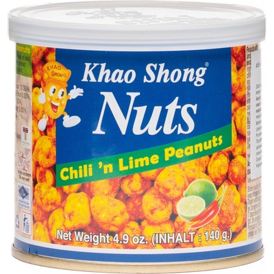 Khao Shong Arašidy s čili a limetkou 140 g
