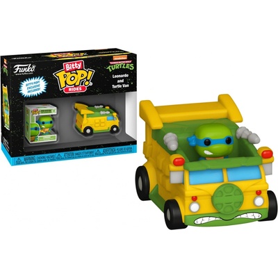 Funko Bitty Pop! Teenage Mutant Ninja Turtles Leonardo and Turtle Van