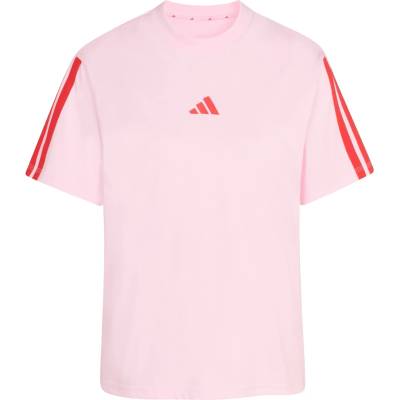 adidas Дамска тениска adidas Women's 3-Stripes SJ Tee B T-shirt - Clear Pink / Pure Ruby (916-6784-0113)