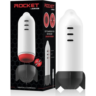 Мастурбатор ракетa, вибрира и компресира - Rocket Masturbator (D-230326)
