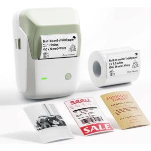 NIIMBOT Принтер за етикети B1 PRO, 1AC9521283A зелен + ролка етикети 230 бр (1AC9521283A)