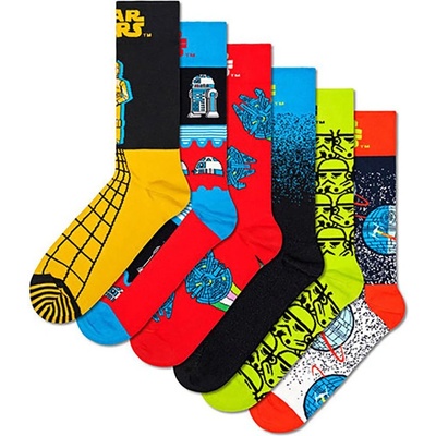 Happy socks Чорапи Happy socks Star Wars Gift Set Half Socks 6 Pairs - Multicolor