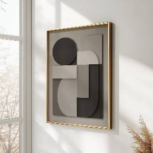 Decono Картина Grey Shapes