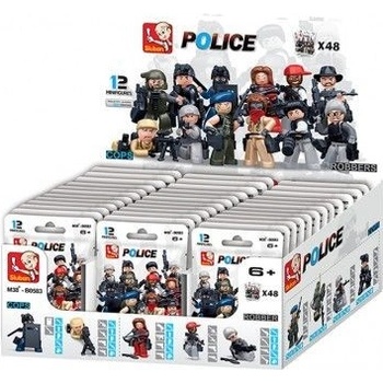Sluban B0583 Policajti a zloději , různé druhy