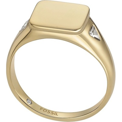 Fossil Pozlátený dámsky prsteň z ocele Ellis JF04791710