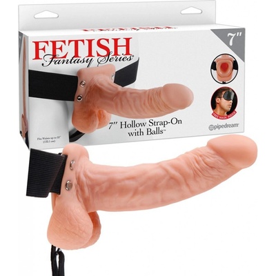Fetish Fantasy 7 HOLLOW STRAP ON WITH BALLS – Zboží Dáma