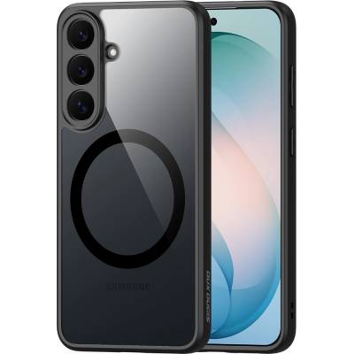 Samsung DUX DUCIS Samsung Galaxy S26 FE Калъф - Магнитен, PC+TPU, Прозрачен гръб, Черна рамка