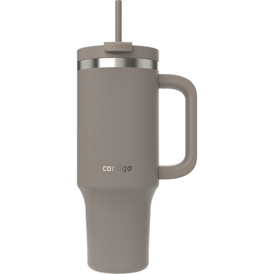 Contigo thermos bottle 1200 ml with handle and straw | Stainless Steel Insulated Thermal Drinking Bottle with Lid | Cools for 29 hours | Travel Mug | Thermo mug | | Inky cap - 2204456