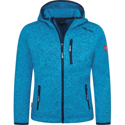 TROLLKIDS Детско поларено яке Trollkids Kid's Jondalen Jacket XT Fleece jacket - Dynamic Blue / Navy - размер 176 (EU) (703-2541-1321)