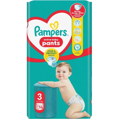 Pampers Памперс пелени Maxi опаковка размер 3 56 бр