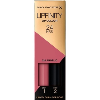 MAX Factor Lipfinity Дълготрайно течно червило, 020 Angelic, 2.3 ml