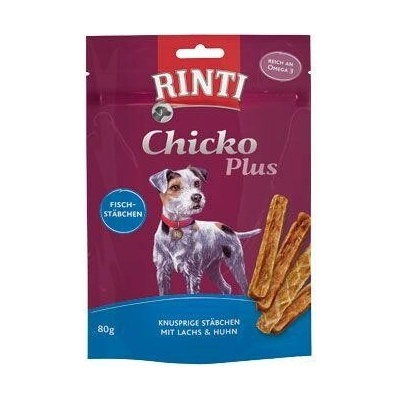 Rinti Dog Extra Chicko Plus pochúťka losos+kuracie 80 g