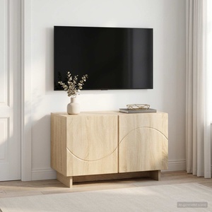 vidaXL ТВ стойка 60 x 34.5 x 40 cm Дъб сонома Инженерна дървесина (8011560)