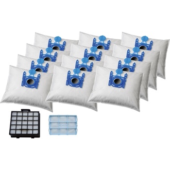 Koma BS67PL BOSCH Typ G, Siemens vrecka Hepa filter a motorový filter 12 + 1 + 1 ks