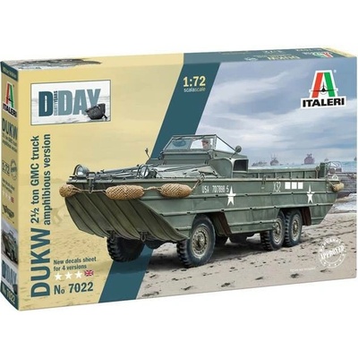Italeri DUKW 2 1/2 ton GMC Truck Amphibious Version D Day 80° Anniversary 1:72