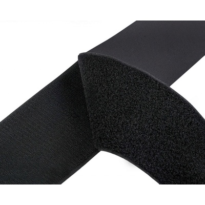 Stoklasa Suchý zip háček + plyš 750186 černý, šířka 10cm (v metráži)