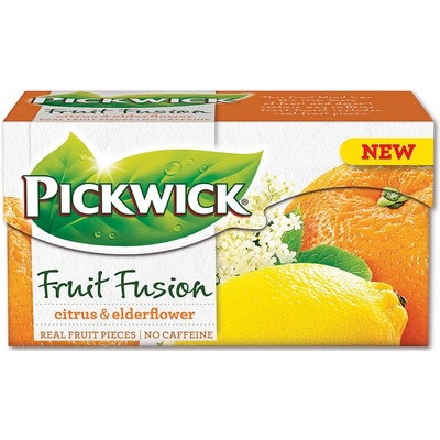 Pickwick Fruit Fusion citrus & elderflower ovocný čaj 20 x 2 g