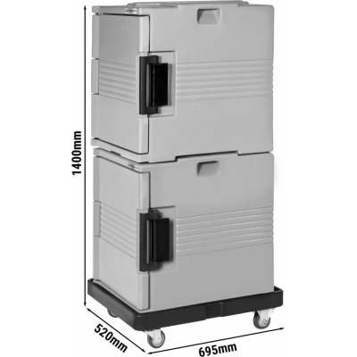 vasegastro Termobox - přední plnění - GN 1/1 - 58 l - pro 12x GN 1/1 - vč. transportního vozíku 8582 – Hledejceny.cz