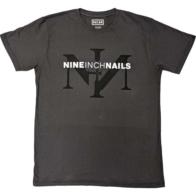 Nine Inch Nails tričko Icon & Logo šedé