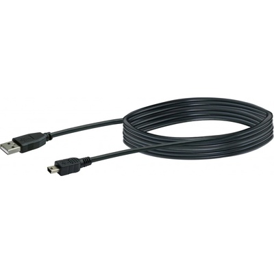 Schwaiger USB 2.0 pripojovací kábel čierny 1 m