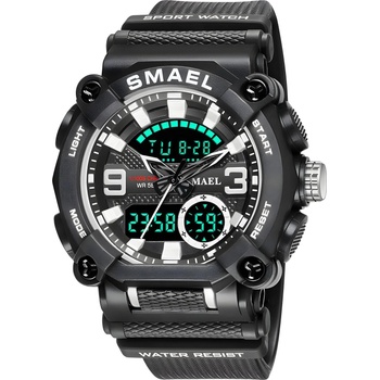 SMAEL Часовник smael fo-14149 - Черен / Бял kp14149