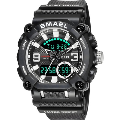 SMAEL Часовник smael fo-14149 - Черен / Бял kp14149