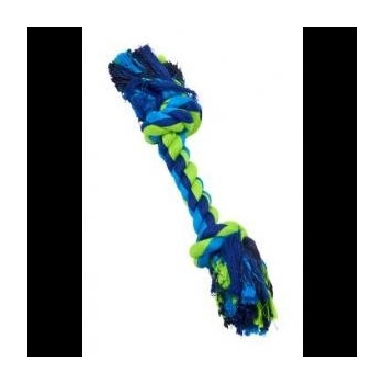 BUSTER Dent.Rope 2 uzly modrá limet.23 cm S