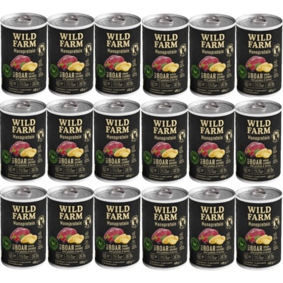 Wild Farm Monoprotein Wild Boar 18 x 400 g