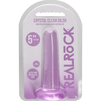RealRock Crystal Clear model s prísavkou 13,5 cm