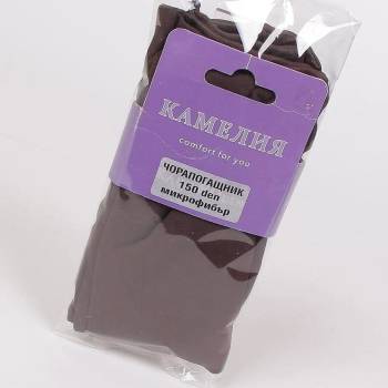 Image 1 of Микрофибърен чорапогащник в кафяво 150 den