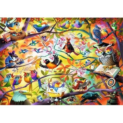 RAVENSBURGER Zaneprázdnění ptáci 1000 dielov