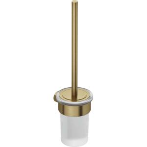 Kludi Vela R - Стенна тоалетна четка с държач, стъкло/полирано злато 58974N0 (58974N0)